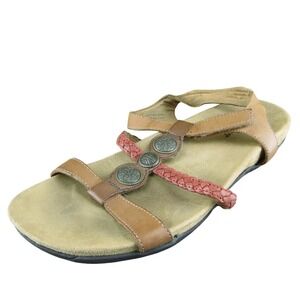 Minnetonka  Women Gladiator Sandal Shoes Brown Leather Size 10‎ Medium